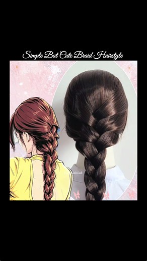 Simple But Cute Braid Hairstyle 🌺 Tutorial 💜 Fairy Hair Lab 🍄