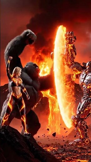 King Kong vs monster #KingKong #KingKongVsMonster #KingKongVsGodzilla #Werefox #ViralVideo