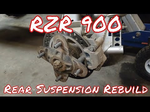 Rzr 900 Rear Bearing, Bushing and Brake replacement