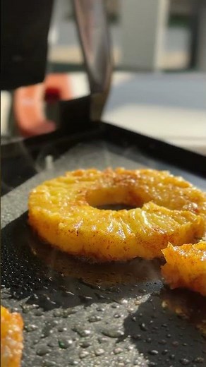 Golden Grilled Pineapple with Brown Sugar & Cinnamon (Panini Press Recipe)