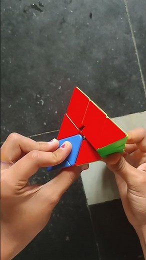 How to solve triangle rubik's cube #puzzle #cube #rubikscube #cubing #3dpuzzle #triangle #rubikcube