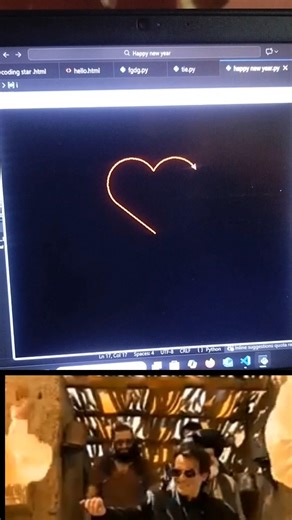 coding se Heart Shape ❤️ H‌appy New, Year | html /css/java Programmers New Year ❤️ Heart Shape Code