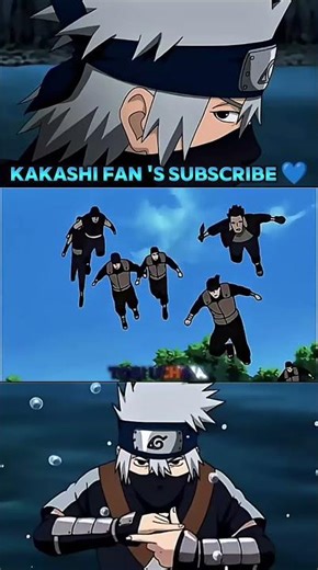 KAKASHI 💙 MASS ENTRY 💥 Chidori ⚡ One Shot Power 🔥 #Shorts #Anime#naruto #kakashi #viral #trending