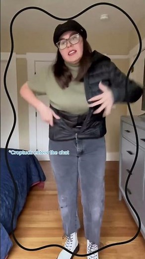 How To Crop A Puffer Jacket