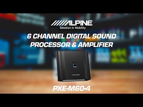 Alpine PXE-M60-4 Digital Sound Processor | The DSP Amplifier Upgrade You Need For Better Car Audio