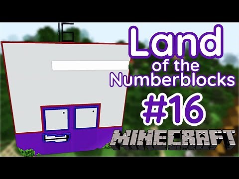 Numberblock 16 | Numberblocks Minecraft - Giant Numberblock 16