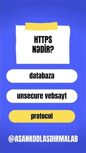 Quiz Time #9 | Full Stack Proqramlaşdırma | AKL #kodlama #quiz Sual Cavab
