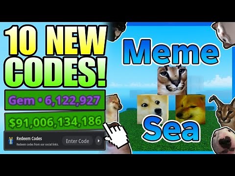 *NEW CODES* ALL WORKING CODES FOR MEME SEA IN MARCH 2025 - ROBLOX MEME SEA CODES 2025 GEMS / MONEY