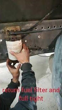 how to bleed the fuel system after running out of fuel.