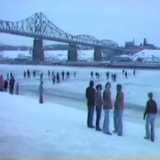 WHO REMEMBERS? This was the scene 42 years ago this month. Archives: In January of 1977, the Ohio River froze over -- and nearly every Cincinnatian knew you didn't need a bridge to get to Covington. https://bit.ly/2F3waru | WLWT