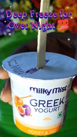 Making The CREAMIEST Yogurt Popsicle Ever 🍦 #diy #recipe #summer