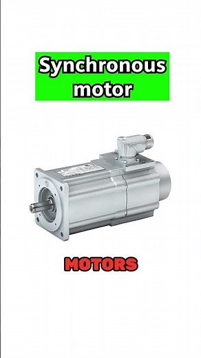 Difference synchronous vs asynchronous motor #electric #automation #egineering #motor #Servo #PLC