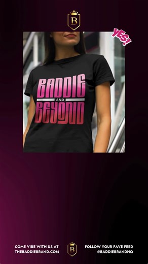 Fit Check Friday, but make it effortless 👗✨ No overthinking. No performing. Just real confidence that fits. Today’s look: Beyond Baddie: Electric Mood Fitted Tee Cool, controlled, undeniable. Designed to contour with intention and move from day to night without trying. 🛍️ 10% OFF FREE SHIPPING Grab yours at TheBaddieBrand.com #FitCheckFriday #BeyondBaddie #BaddieStyle #FridayFits