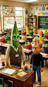 😲 Why Was Ginger Boy So Angry?🧄🍅#kidscartoon #fruit cartoon #viral cartoon