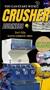 235K views · 1.7K reactions | Plastic Crushing Business I Types of...