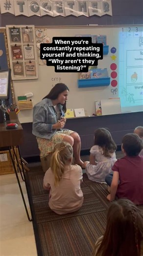 When you’re constantly repeating yourself and thinking, “Why aren’t they listening?”… It usually sounds like this: “Sit down.” “Stop.” “Hands to yourself.” “Focus.” And somehow the behavior keeps happening. Here’s the shift: Reminders only work if students already know what to fall back on. If they don’t have a clear, practiced alternative, your words just become background noise. So instead of repeating the rule, teach what to DO. What does calm look like? What does safe movement around the cla