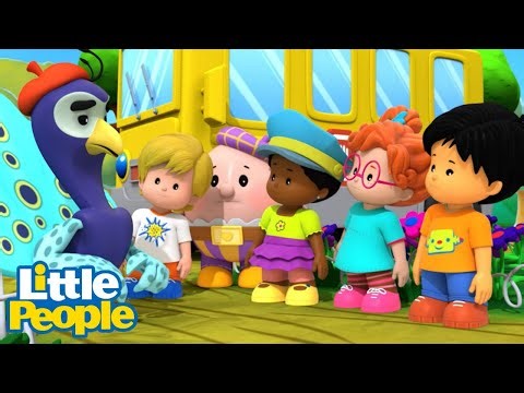Little People Mini Adventures | Peacock Party! | Kids Cartoons