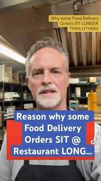 Reason why some Food Delivery Orders SIT @ Restaurant LONGER THAN OTHERS #doordash #ubereats
