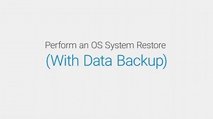 How to Perform an OS System Restore (With Data Backup)