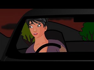 Driving Alone At Night Horror Stories Animated