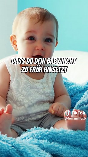Ab wann sitzt ein Baby ohne Unterstützung?