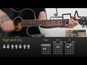 Radiohead - High and Dry | Easy Guitar Lesson Tutorial with Chords/Tabs and Rhythm