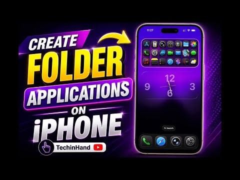 How To Create Folder Applications On iPhone