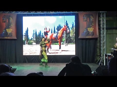 Queen Amazon Varia cosplay from Xena Warrior Princess S6 / Yakalelo (Nomads) / AthensCon 2025