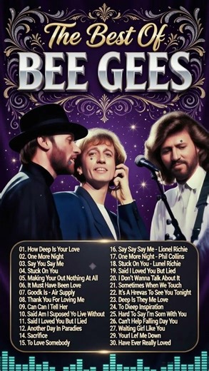 Bee Gees Greatest Hits Playlist Bee Gees Best Songs Of All Time