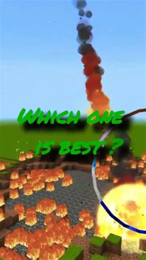 Nova TNT vs Meteor TNT 💥 Which Explosion Is Stronger? part-2 #viral #Minecraft #shorts #gaming