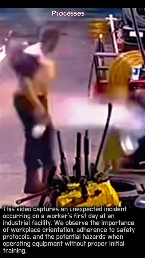 First Day at Work: Industrial Safety Incident #worker #process #safety #training #mistake