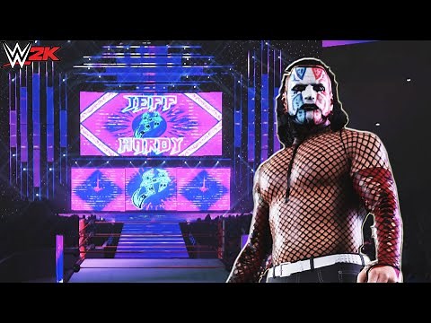 WWE 2K Pc Mods : Jeff Hardy 2021 RAW Updated Attire, New GFX with "No More Words Theme"