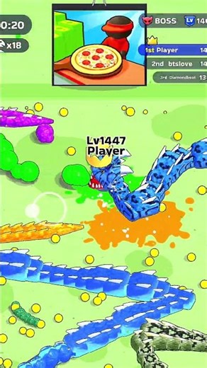 Ultimate Snake Game Clash 🤯 | Fast Reflex OP Move | Snake Game Shorts Viral