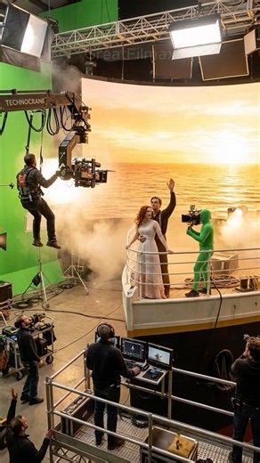 You won’t believe how this scene was filmed 😱 #titanic