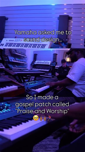 Dan Rouse on Instagram: "I made a gospel keyboard patch for @yamahasynths_official And yes it has built in shout loops. Lmk if you bang wit it Full video demo in my bio 🙏🏾 #yamaha #synth #gospel #montage #sounddesigner #church"