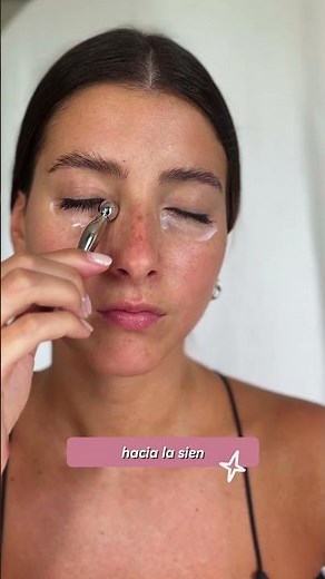 Cómo usar el masajeador de ojos para eliminar bolsas y ojeras | Rutina fácil en casa
