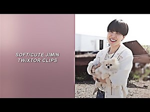 soft/cute jimin twixtor clips for editing