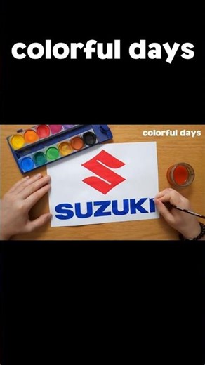 SUZUKI logo painting