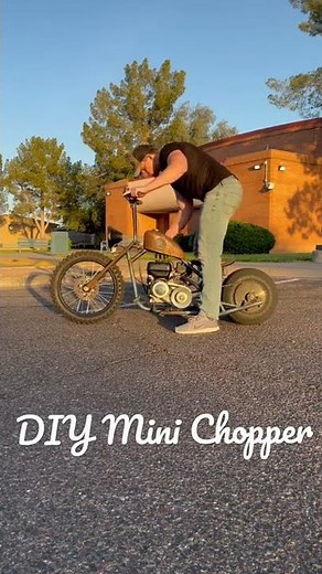 Mini Bike Chopper - Homemade #diy #shorts #fabrication #welding