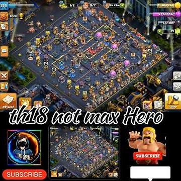 th18 combo attack crushing max bases #clashofclans #challenge #coc