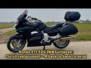 Honda ST1300 PAN European: Clutch replacement - A back to back tutorial