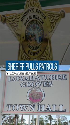 👮‍♂️💬 The sheriff’s office is pulling deputies from this town over unpaid bills. @WPTV is looking into the cost to keep a deputy patrolling the town around the clock. . . . #news #publicsafety #palmbeachcounty #sheriff #crime | Ethan Stein