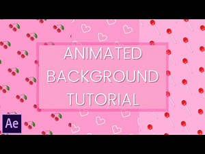 How to make a moving background in After Effects