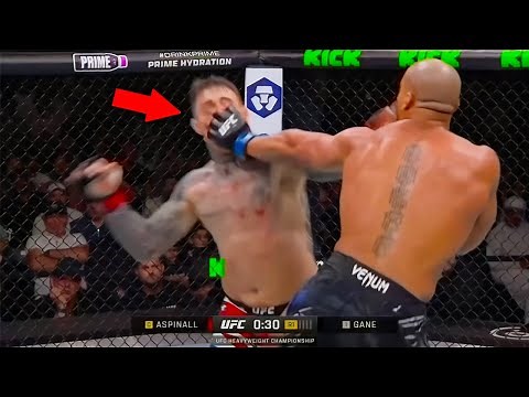 Tom Aspinall vs Ciryl Gane FULL FIGHT HIGHLIGHTS UFC 321 RECAP (Eye Poke)