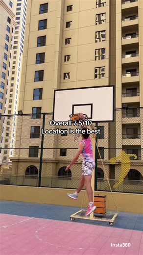Exploring Dubai's Basketball Courts with Insta360 Flow 2 Pro