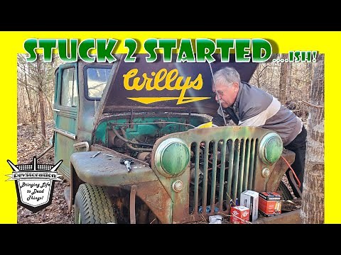 First Start in 30 Years? 1961 Willy's Jeep Revival: From Stuck to Started..ish! Will it Run?