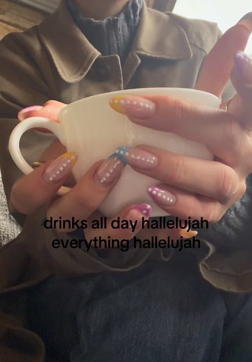 Rina Lipa Sings 'Hallelujah' with Refreshing Beverage