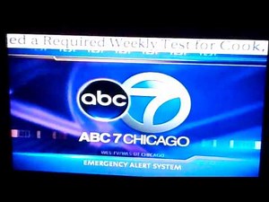 ABC 7 Chicago Emergency Alert System Test