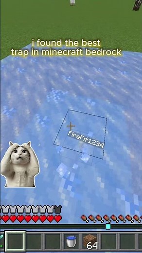 best trap in minecraft bedrock #bedrockedition #minecraft #minecrafttraps