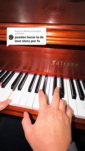 Piano Cover de Love Story de Taylor Swift